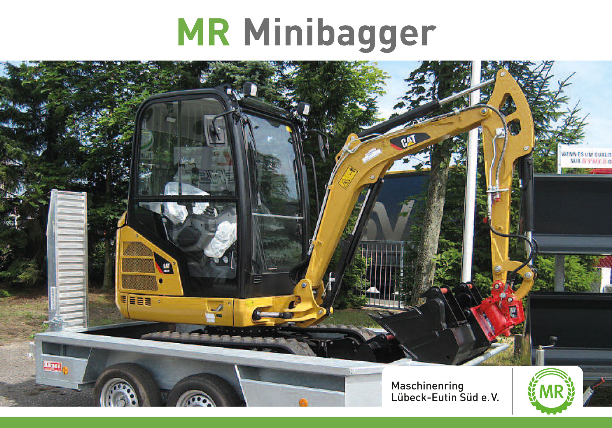 Minibagger Maschinenring Lubeck Eutin Sud E V